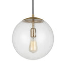 One Light Pendant<br /><span style="color:#4AB0CE;">Entrega: 4-10 dias en USA</span><br /><span style="color:#4AB0CE;font-size:60%;">PREGUNTE POR ENTREGA EN PANAMA</span><br />Collection: Leo - Hanging Globe<br />Finish: Satin Brass
