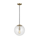 One Light Pendant<br /><span style="color:#4AB0CE;">Entrega: 4-10 dias en USA</span><br /><span style="color:#4AB0CE;font-size:60%;">PREGUNTE POR ENTREGA EN PANAMA</span><br />Collection: Leo - Hanging Globe<br />Finish: Satin Brass