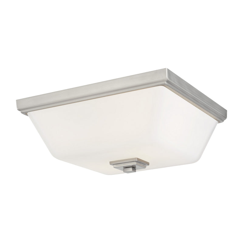 Two Light Flush Mount<br /><span style="color:#4AB0CE;">Entrega: 4-10 dias en USA</span><br /><span style="color:#4AB0CE;font-size:60%;">PREGUNTE POR ENTREGA EN PANAMA</span><br />Collection: Ellis Harper<br />Finish: Brushed Nickel