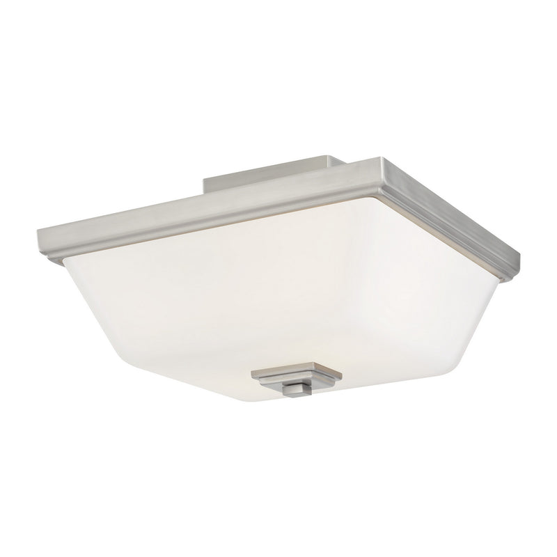 Generation Lighting - 7713702EN3-962 - Two Light Semi-Flush Mount - Ellis Harper - Brushed Nickel