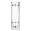 Generation Lighting - 8518301EN3-04 - One Light Outdoor Wall Lantern - Alban - Satin Aluminum