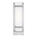 Generation Lighting - 8520701-04 - One Light Outdoor Wall Lantern - Alban - Satin Aluminum