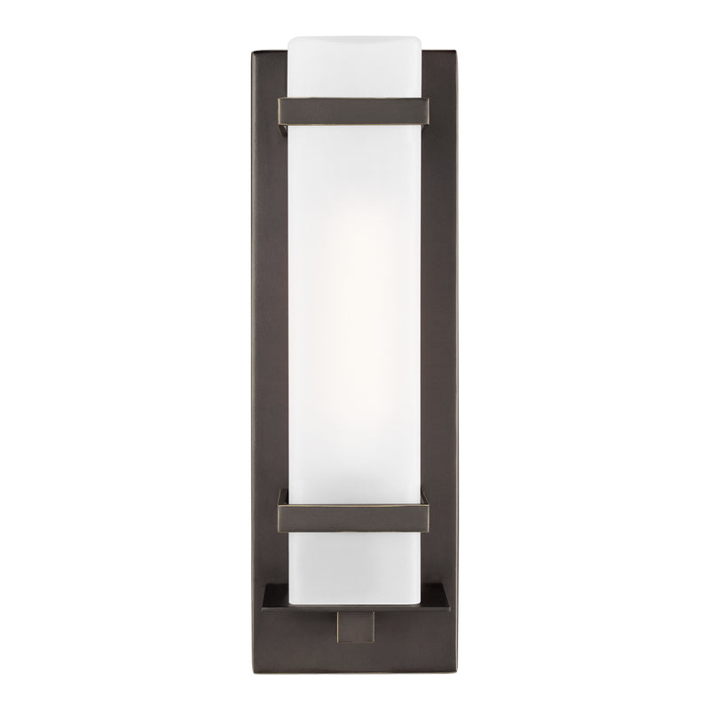 Generation Lighting. - 8720701-71 - One Light Outdoor Wall Lantern - Alban - Antique Bronze