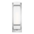 Generation Lighting - 8720701EN3-04 - One Light Outdoor Wall Lantern - Alban - Satin Aluminum