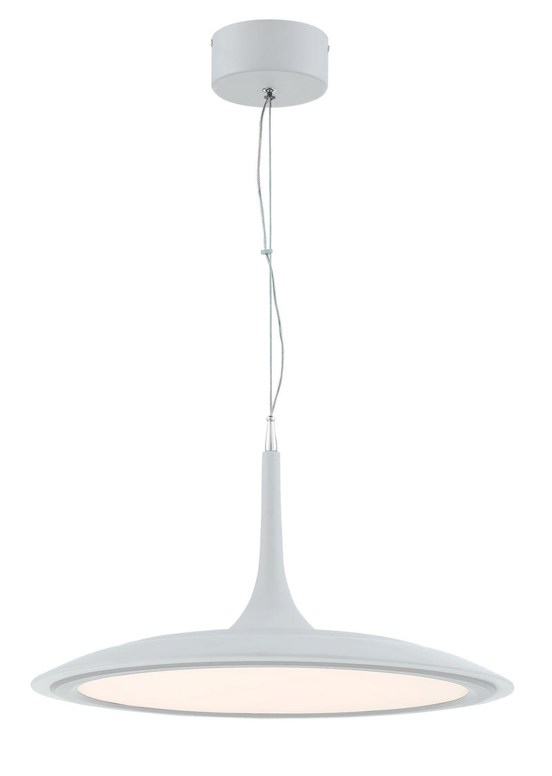 LED Pendant<br /><span style="color:#4AB0CE;">Entrega: 4-10 dias en USA</span><br /><span style="color:#4AB0CE;font-size:60%;">PREGUNTE POR ENTREGA EN PANAMA</span><br />Collection: Hover<br />Finish: Matte White