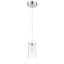 George Kovacs - P20-077-L - LED Mini Pendant - Funnel Cloud - Chrome
