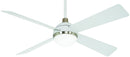 Minka Aire - F623L-WHF/BN - 54" Ceiling Fan - Orb - Flat White With Brushed Nickel