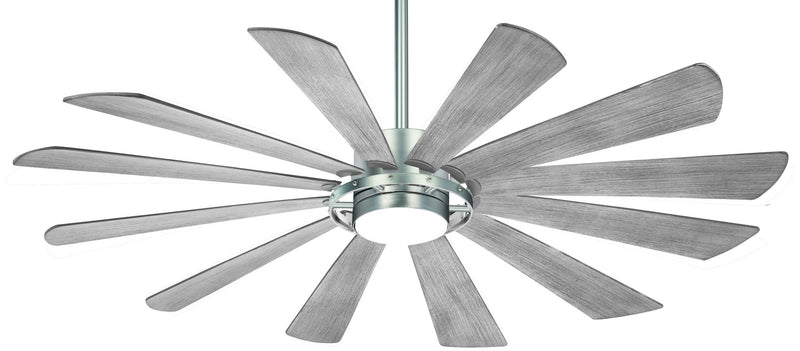 65" Ceiling Fan<br /><span style="color:#4AB0CE;">Entrega: 4-10 dias en USA</span><br /><span style="color:#4AB0CE;font-size:60%;">PREGUNTE POR ENTREGA EN PANAMA</span><br />Collection: Windmolen<br />Finish: Brushed Steel