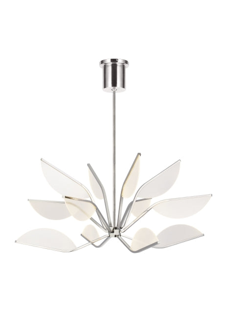 Visual Comfort Modern - 700BLT38N-LED930 - LED Chandelier - Belterra - Polished Nickel