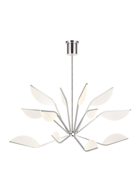 Visual Comfort Modern - 700BLT48N-LED930 - LED Chandelier - Belterra - Polished Nickel