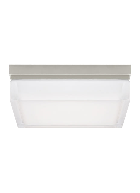 Visual Comfort Modern - 700BXLS-LED3 - LED Flush Mount - Boxie - Satin Nickel