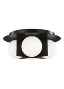 Visual Comfort Modern - 700FMOBLB - LED Flush Mount - Orbel - Matte Black
