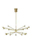Visual Comfort Modern - 700LDY20R-LED930 - LED Chandelier - Lody - Aged Brass