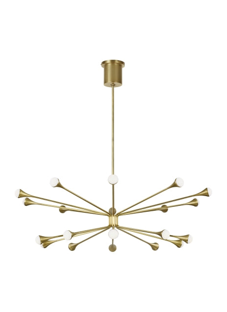 Visual Comfort Modern - 700LDY20R-LED930 - LED Chandelier - Lody - Aged Brass