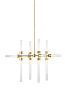 Visual Comfort Modern - 700LNG12NB-LED930 - LED Chandelier - Linger - Natural Brass