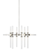 Visual Comfort Modern - 700LNG18N-LED930 - LED Chandelier - Linger - Polished Nickel