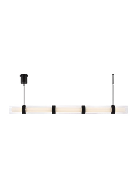 Visual Comfort Modern - 700LSWIT5B-LED930 - LED Suspension - Wit - Black