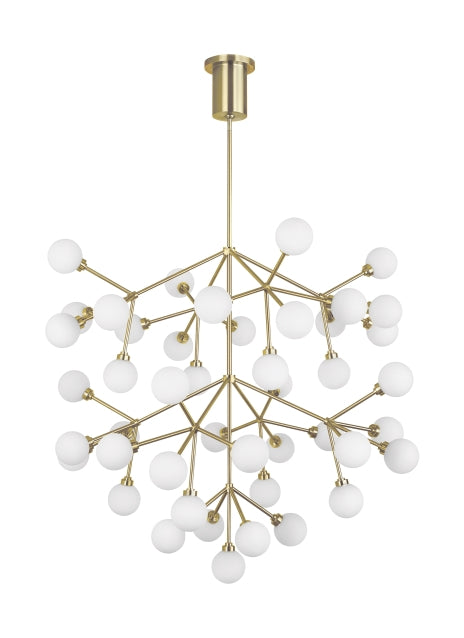 Visual Comfort Modern - 700MRAGWR-LED927 - LED Chandelier - Mara - Aged Brass