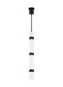 Visual Comfort Modern - 700TDWIT4B-LED930 - LED Pendant - Wit - Black