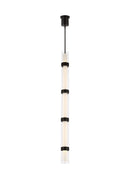 Visual Comfort Modern - 700TDWIT5B-LED930 - LED Pendant - Wit - Black