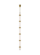 Visual Comfort Modern - 700TDWIT7R-LED930 - LED Pendant - Wit - Aged Brass