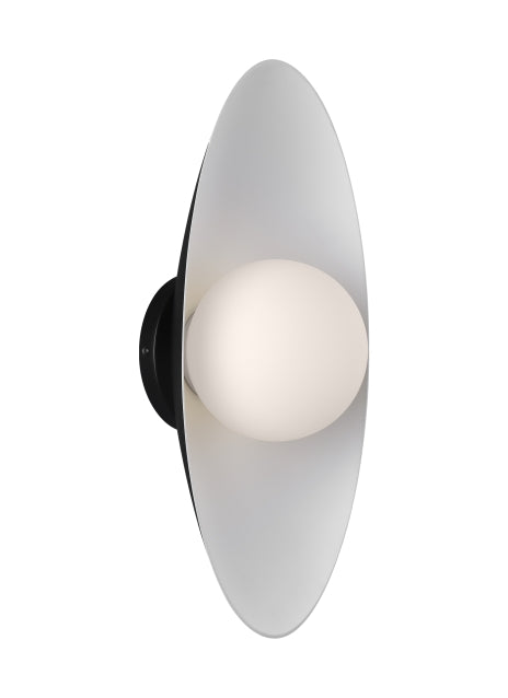 Visual Comfort Modern - 700WSJNI16BW-LED930 - LED Wall Sconce - Joni - Matte Black / Matte White