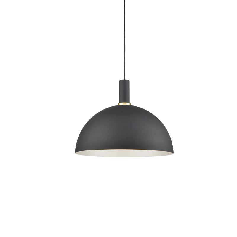 One Light Pendant<br /><span style="color:#4AB0CE;">Entrega: 4-10 dias en USA</span><br /><span style="color:#4AB0CE;font-size:60%;">PREGUNTE POR ENTREGA EN PANAMA</span><br />Collection: Archibald<br />Finish: Black With Gold Detail