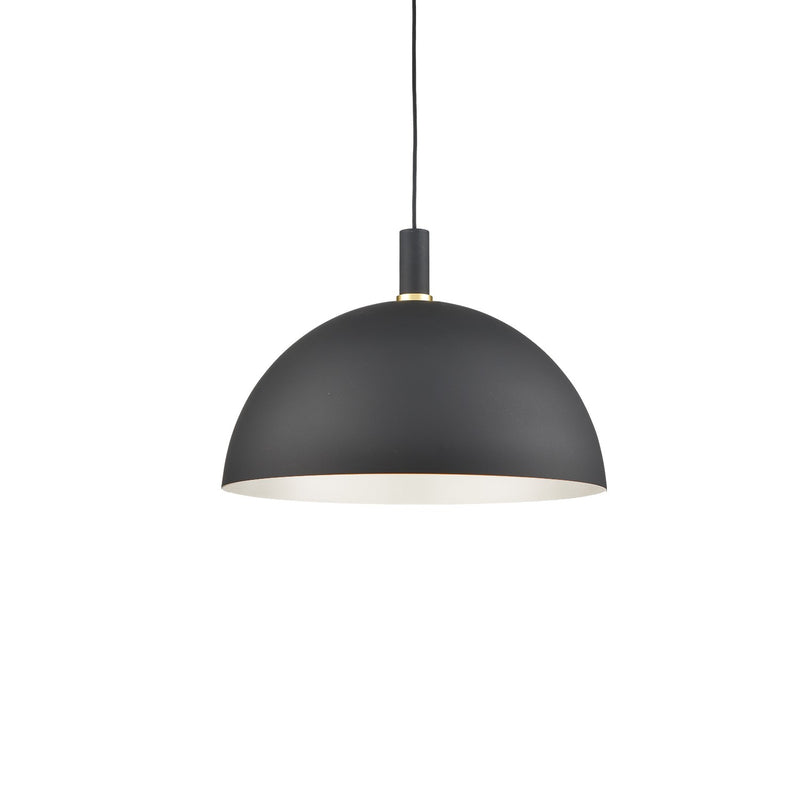One Light Pendant<br /><span style="color:#4AB0CE;">Entrega: 4-10 dias en USA</span><br /><span style="color:#4AB0CE;font-size:60%;">PREGUNTE POR ENTREGA EN PANAMA</span><br />Collection: Archibald<br />Finish: Black With Gold Detail