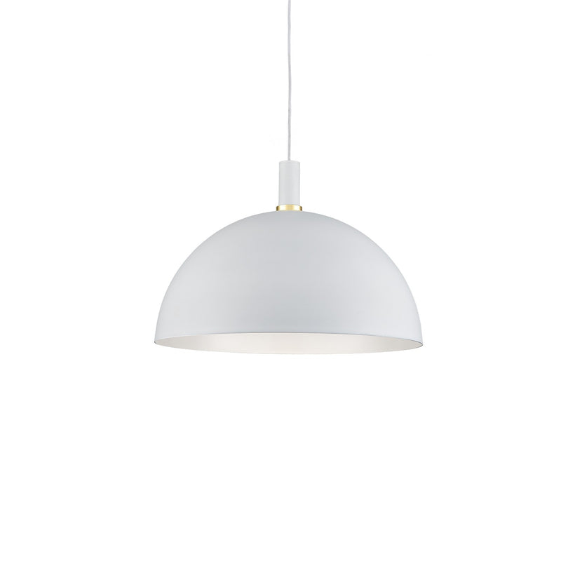 One Light Pendant<br /><span style="color:#4AB0CE;">Entrega: 1-2 semanas en USA</span><br /><span style="color:#4AB0CE;font-size:60%;">PREGUNTE POR ENTREGA EN PANAMA</span><br />Collection: Archibald<br />Finish: White With Gold Detail