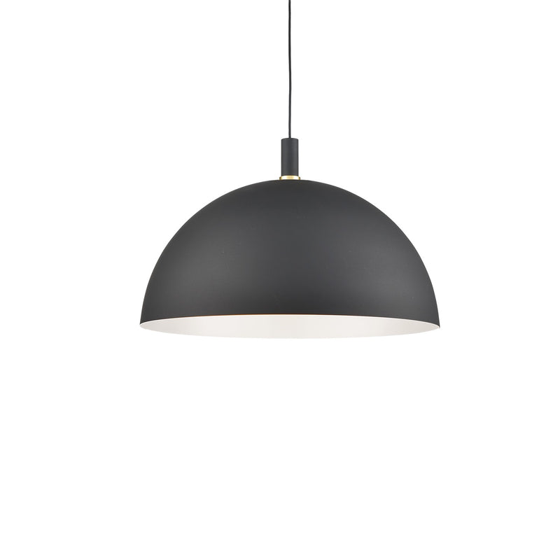 One Light Pendant<br /><span style="color:#4AB0CE;">Entrega: 4-10 dias en USA</span><br /><span style="color:#4AB0CE;font-size:60%;">PREGUNTE POR ENTREGA EN PANAMA</span><br />Collection: Archibald<br />Finish: Black With Gold Detail