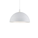 Kuzco Lighting - 492332-WH/GD - One Light Pendant - Archibald - White With Gold Detail