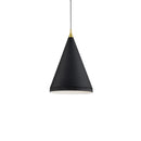 One Light Pendant<br /><span style="color:#4AB0CE;">Entrega: 4-10 dias en USA</span><br /><span style="color:#4AB0CE;font-size:60%;">PREGUNTE POR ENTREGA EN PANAMA</span><br />Collection: Dorothy<br />Finish: Black With Gold Detail