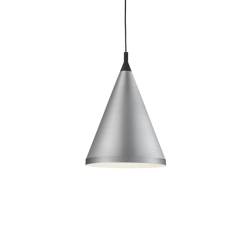 Kuzco Lighting - 492716-BN/BK - One Light Pendant - Dorothy - Brushed Nickel With Black Detail