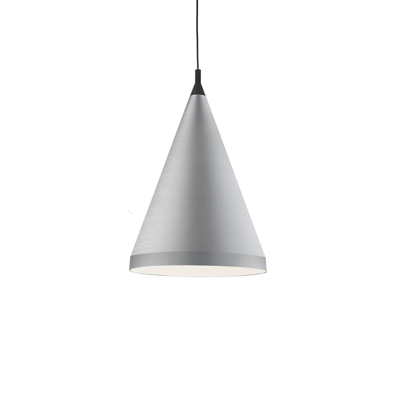Kuzco Lighting - 492722-BN/BK - One Light Pendant - Dorothy - Brushed Nickel With Black Detail