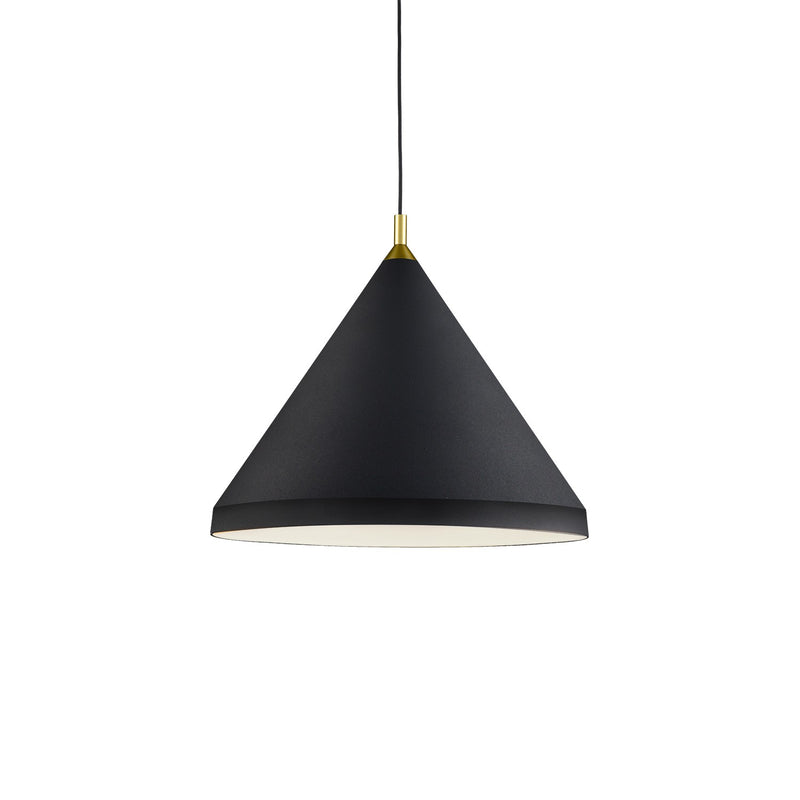 One Light Pendant<br /><span style="color:#4AB0CE;">Entrega: 4-10 dias en USA</span><br /><span style="color:#4AB0CE;font-size:60%;">PREGUNTE POR ENTREGA EN PANAMA</span><br />Collection: Dorothy<br />Finish: Black With Gold Detail