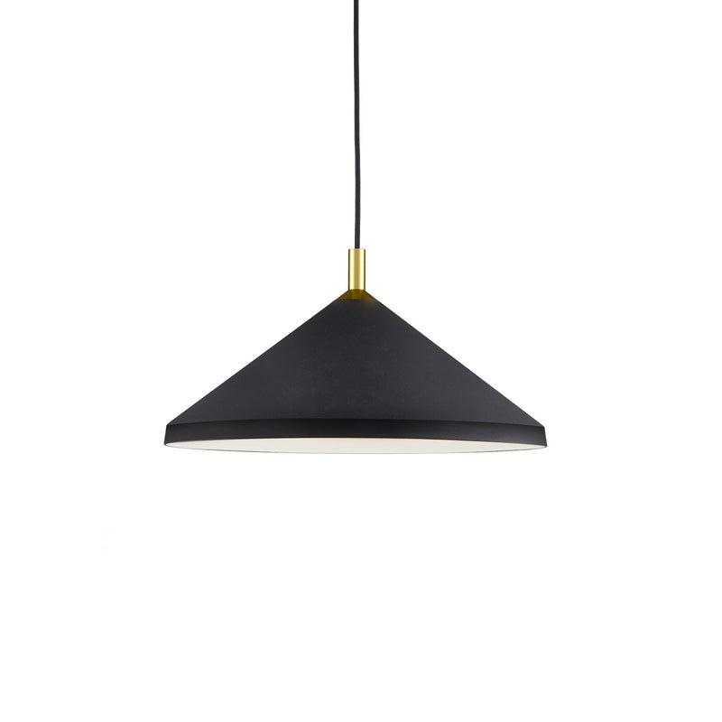 One Light Pendant<br /><span style="color:#4AB0CE;">Entrega: 4-10 dias en USA</span><br /><span style="color:#4AB0CE;font-size:60%;">PREGUNTE POR ENTREGA EN PANAMA</span><br />Collection: Dorothy<br />Finish: Black With Gold Detail
