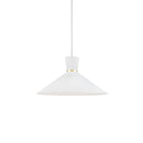 Kuzco Lighting - 493216-WH/GD - One Light Pendant - Vanderbilt - White With Gold Detail