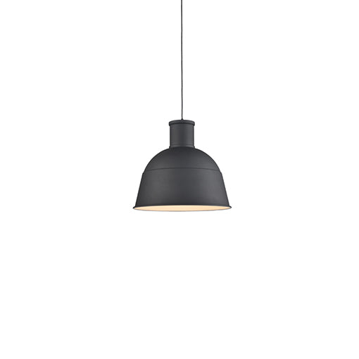 One Light Pendant<br /><span style="color:#4AB0CE;">Entrega: 4-10 dias en USA</span><br /><span style="color:#4AB0CE;font-size:60%;">PREGUNTE POR ENTREGA EN PANAMA</span><br />Collection: Irving<br />Finish: Black