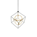 LED Chandelier<br /><span style="color:#4AB0CE;">Entrega: 4-10 dias en USA</span><br /><span style="color:#4AB0CE;font-size:60%;">PREGUNTE POR ENTREGA EN PANAMA</span><br />Collection: Monza<br />Finish: Black/Antique Brass