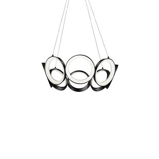 LED Chandelier<br /><span style="color:#4AB0CE;">Entrega: 4-10 dias en USA</span><br /><span style="color:#4AB0CE;font-size:60%;">PREGUNTE POR ENTREGA EN PANAMA</span><br />Collection: Oros<br />Finish: Black