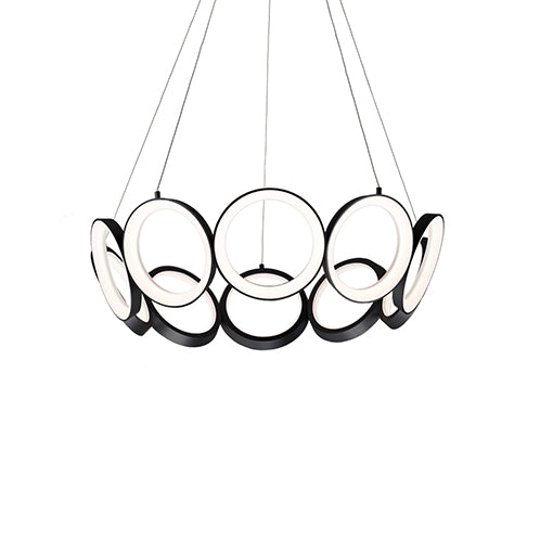 LED Chandelier<br /><span style="color:#4AB0CE;">Entrega: 4-10 dias en USA</span><br /><span style="color:#4AB0CE;font-size:60%;">PREGUNTE POR ENTREGA EN PANAMA</span><br />Collection: Oros<br />Finish: Black