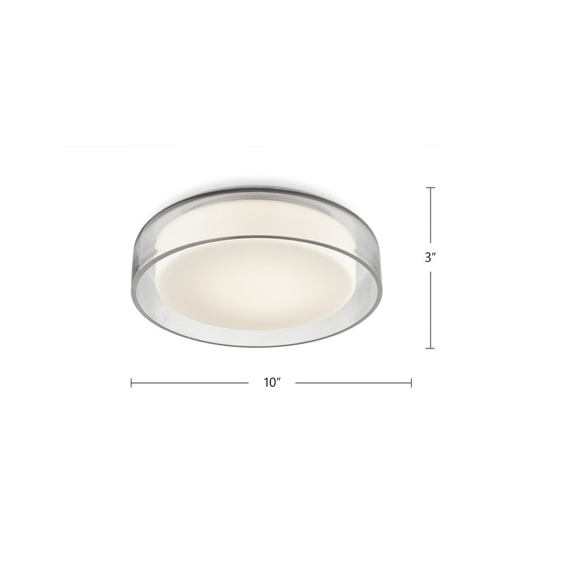 Kuzco Lighting - FM48610 - LED Flush Mount - Aston - Clear