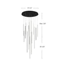 Kuzco Lighting - MP14932-BK - LED Pendant - Chute - Black