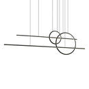LED Pendant<br /><span style="color:#4AB0CE;">Entrega: 4-10 dias en USA</span><br /><span style="color:#4AB0CE;font-size:60%;">PREGUNTE POR ENTREGA EN PANAMA</span><br />Collection: Chute Calypso<br />Finish: Black