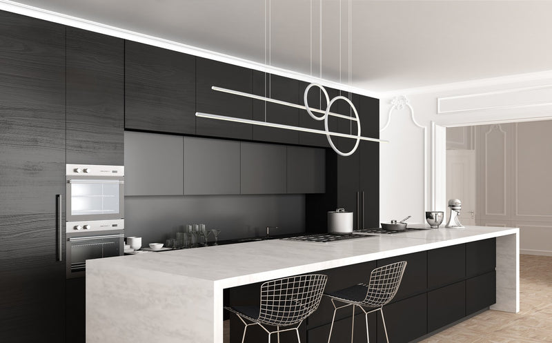 Kuzco Lighting - MP14956-WH - LED Pendant - Chute Calypso - White