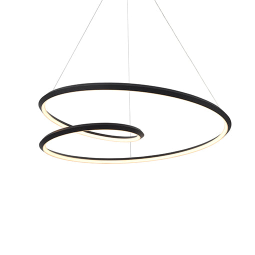 LED Pendant<br /><span style="color:#4AB0CE;">Entrega: 4-10 dias en USA</span><br /><span style="color:#4AB0CE;font-size:60%;">PREGUNTE POR ENTREGA EN PANAMA</span><br />Collection: Ampersand<br />Finish: Black