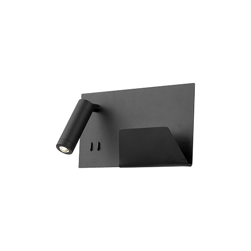 LED Wall Sconce<br /><span style="color:#4AB0CE;">Entrega: 4-10 dias en USA</span><br /><span style="color:#4AB0CE;font-size:60%;">PREGUNTE POR ENTREGA EN PANAMA</span><br />Collection: Dorchester<br />Finish: Black
