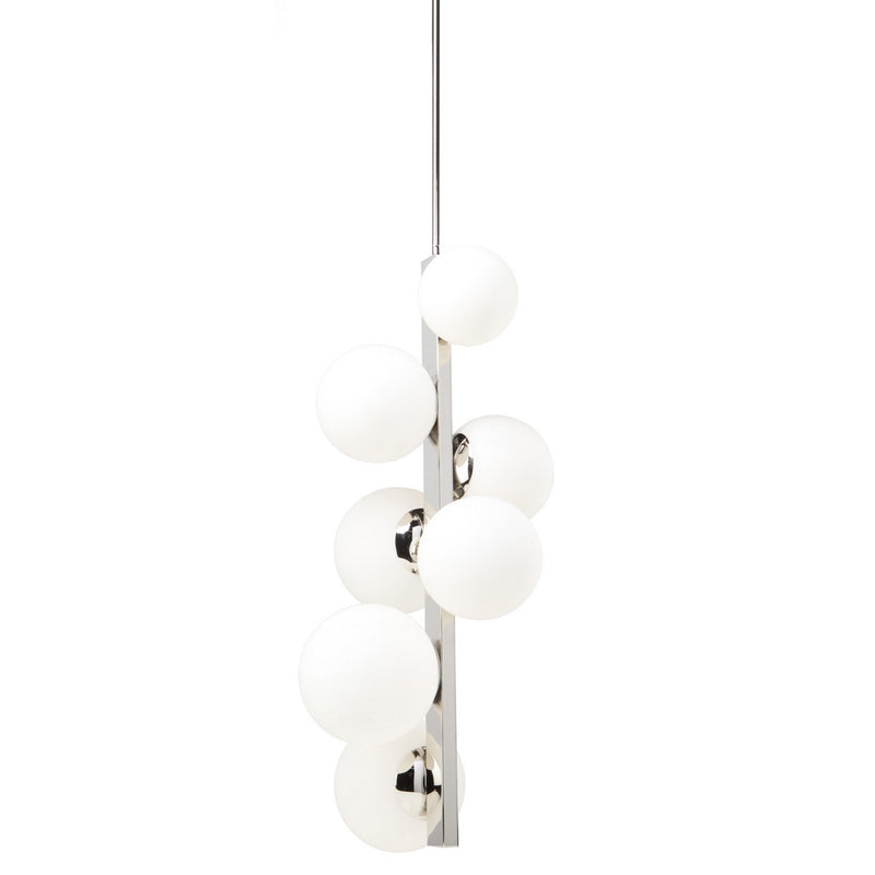 Artcraft Canada - SC13221PN - Seven Light Chandelier - Moonglow - Polished Nickel