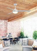 56"Ceiling Fan<br /><span style="color:#4AB0CE;">Entrega: 4-10 dias en USA</span><br /><span style="color:#4AB0CE;font-size:60%;">PREGUNTE POR ENTREGA EN PANAMA</span><br />Collection: Xeno Wet<br />Finish: Matte White