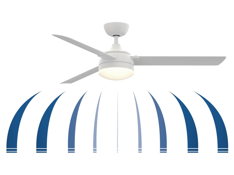 Fanimation - FP6729BMWW - 56"Ceiling Fan - Xeno Wet - Matte White